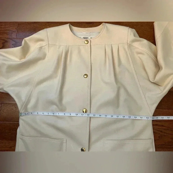 Vintage 89-90s Valentino Miss V Women’s Wool/Cashmere Blend Cost Sz 40 US 4 - Picture 9 of 16